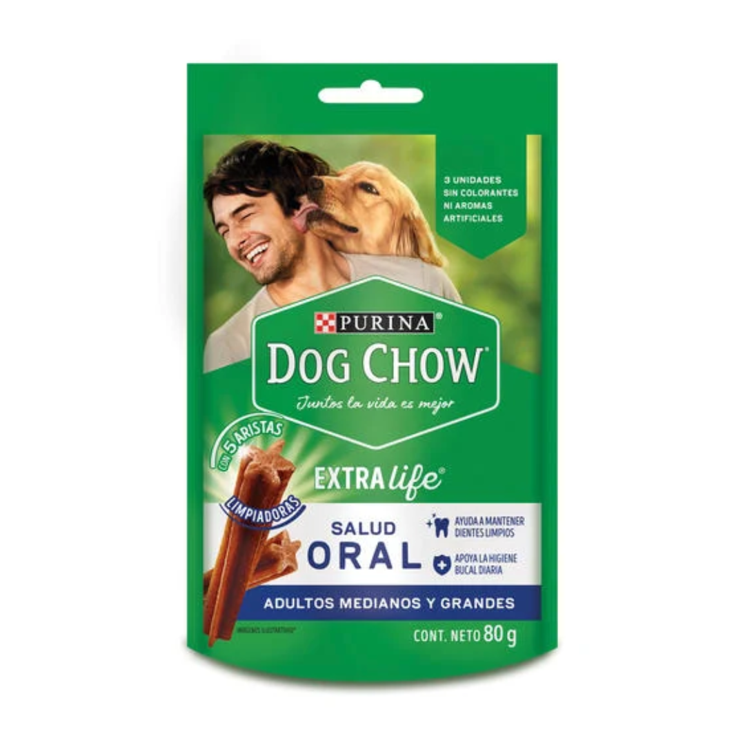 DOG CHOW ADULTO SALUD ORAL 80 grs