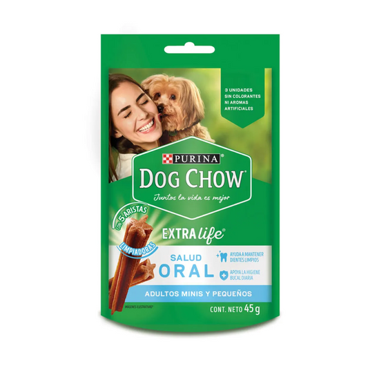 DOG CHOW SALUD ORAL ADULTO MINIS Y PEǪUEÑOS