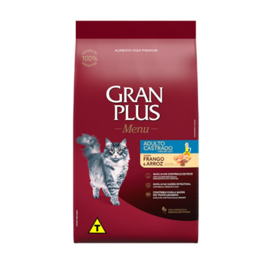 GRAN PLUS GATO ADULTO CASTRADO 1 kg