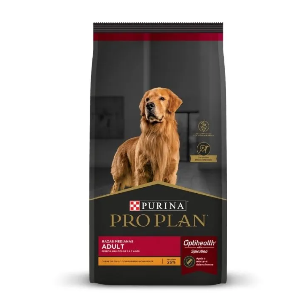 PRO PLAN ADULT RAZA MEDIANA 15 kg