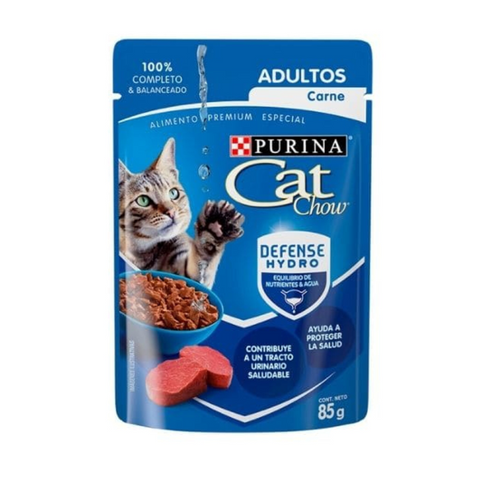 SACHET CAT CHOW ADULTO CARNE 85 grs