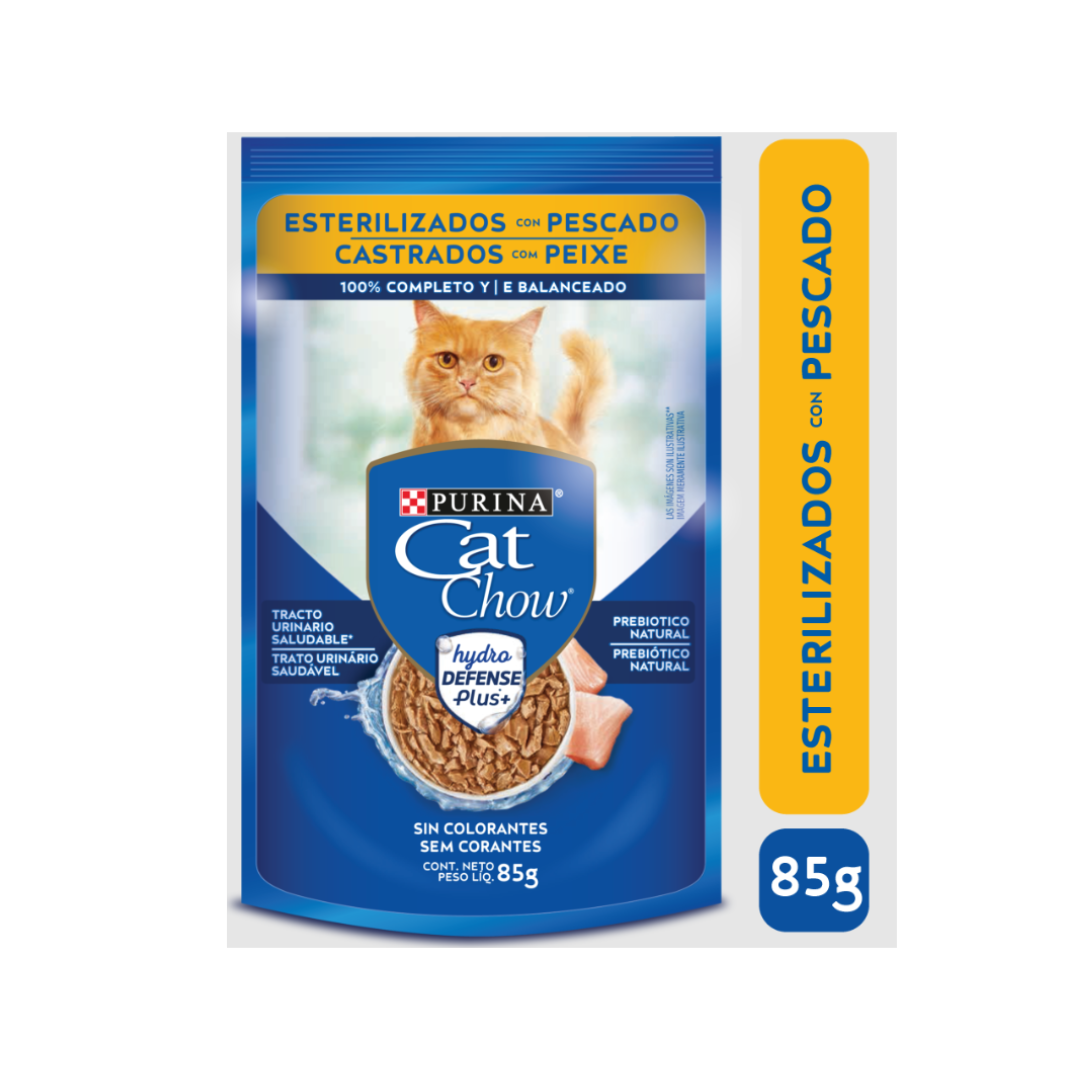 SACHET CAT CHOW ESTERILIZADOS 85 grs