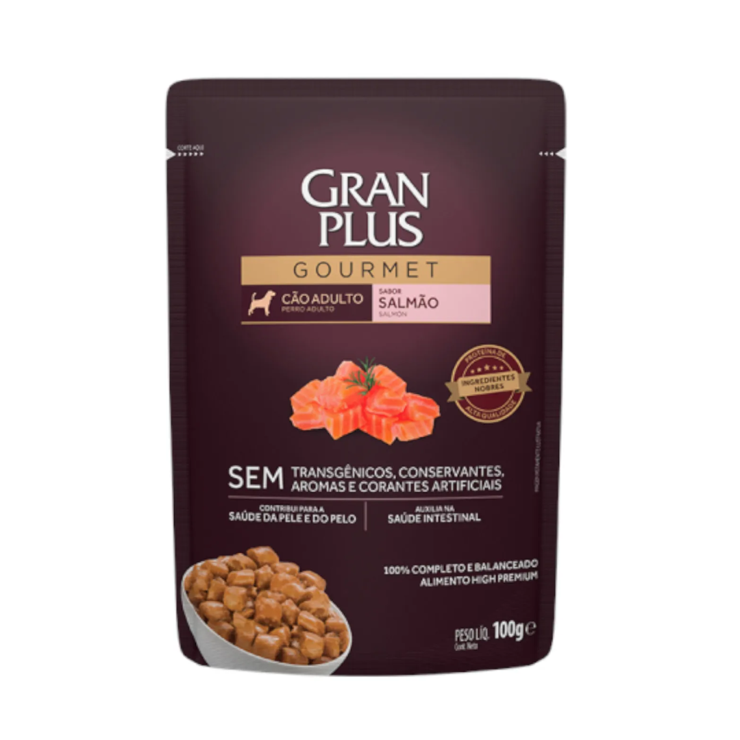 SACHET GRAN PLUS PERRO ADULTO SALMON 100 gr