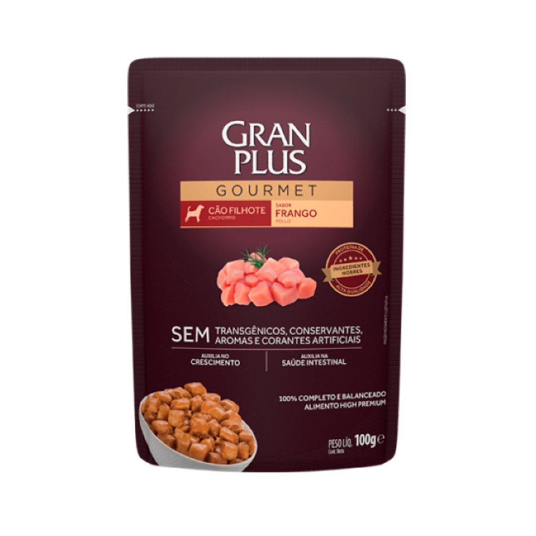 SACHET GRAN PLUS PERRO FILHOTE 100 grs