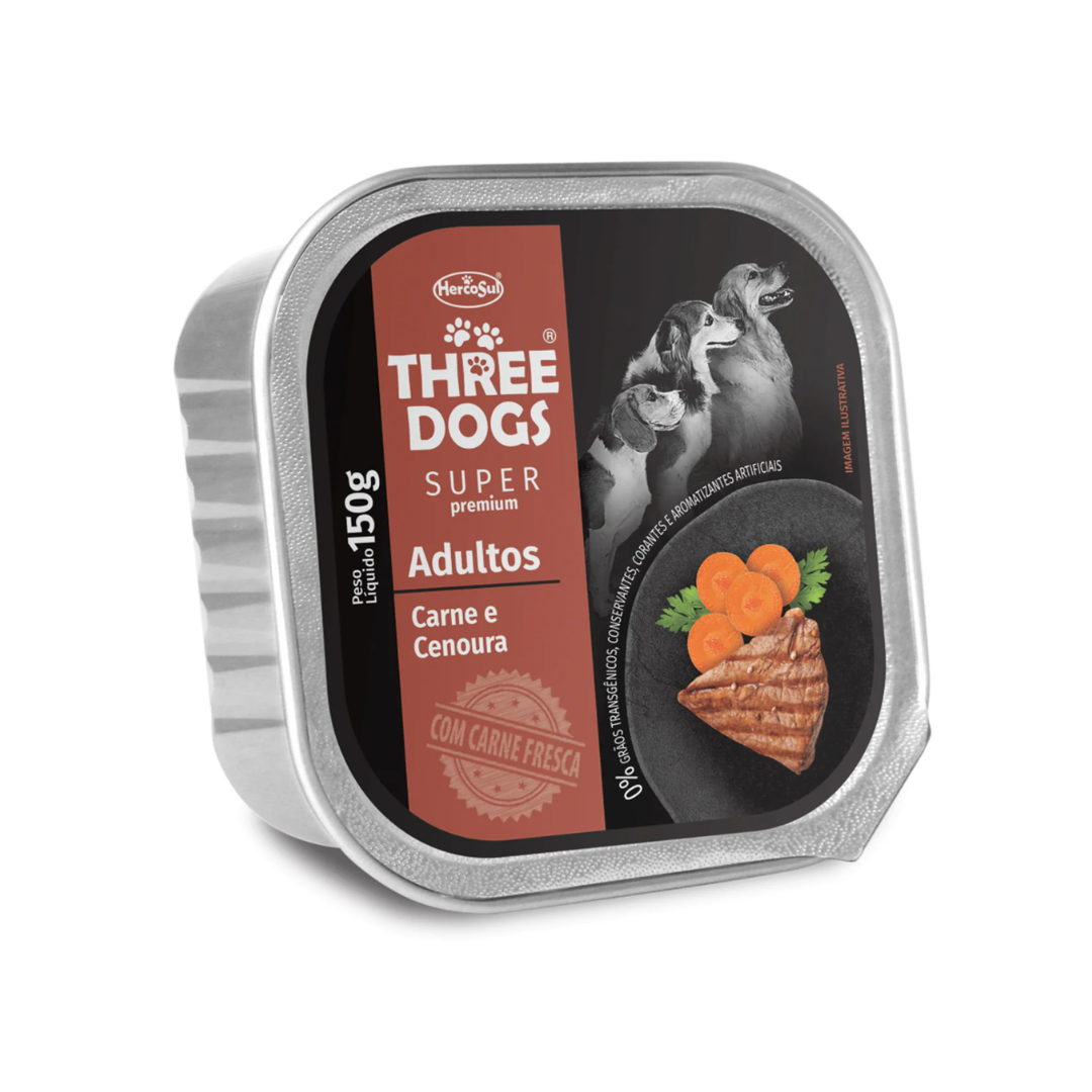 THREE DOGS PATE SUPER PREMIUM 150G